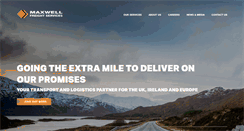 Desktop Screenshot of maxwellfreight.co.uk